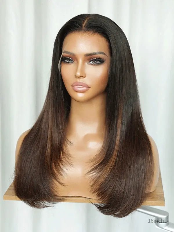 layered human hair wigs