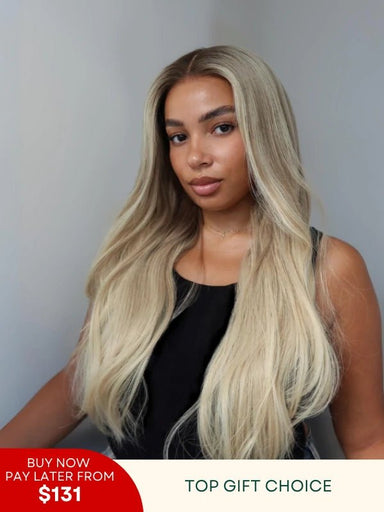 blonde human hair wig