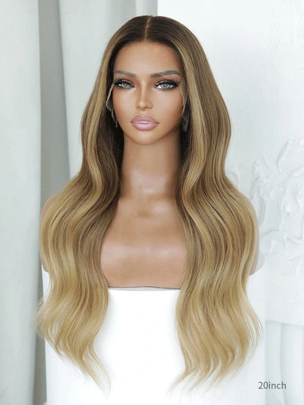 blonde glueless wig