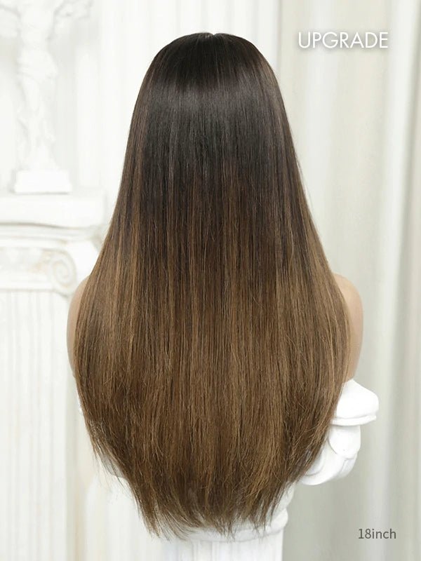 chocolate brown ombre