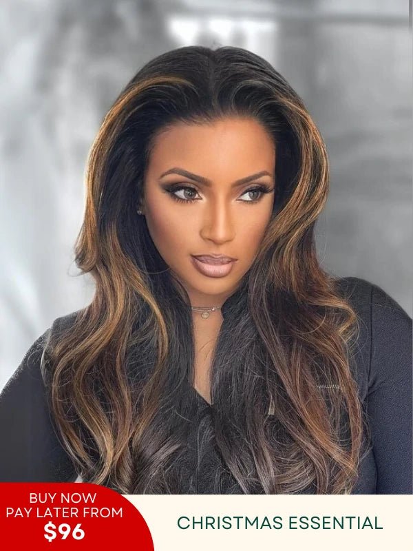 brown lace front wig