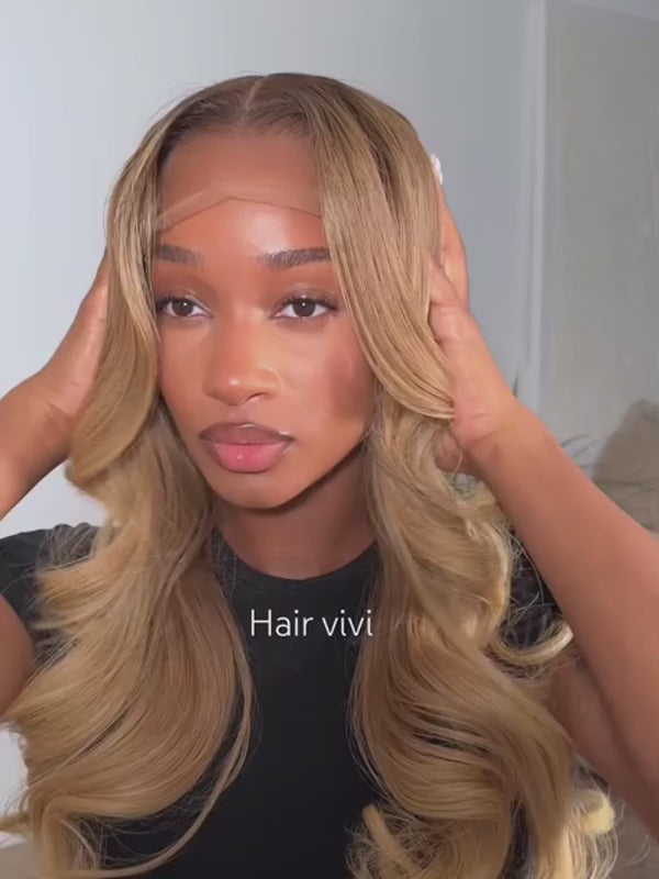 blonde glueless wig