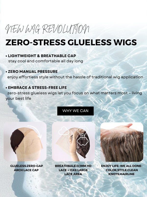 zero-stress glueless wig