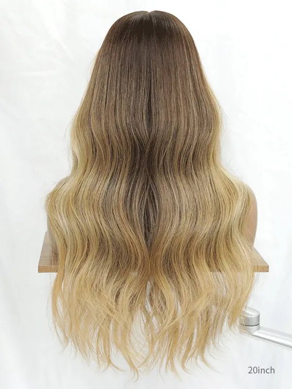 brown to blonde ombre